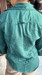 Emerald Green Komorebi Shacket