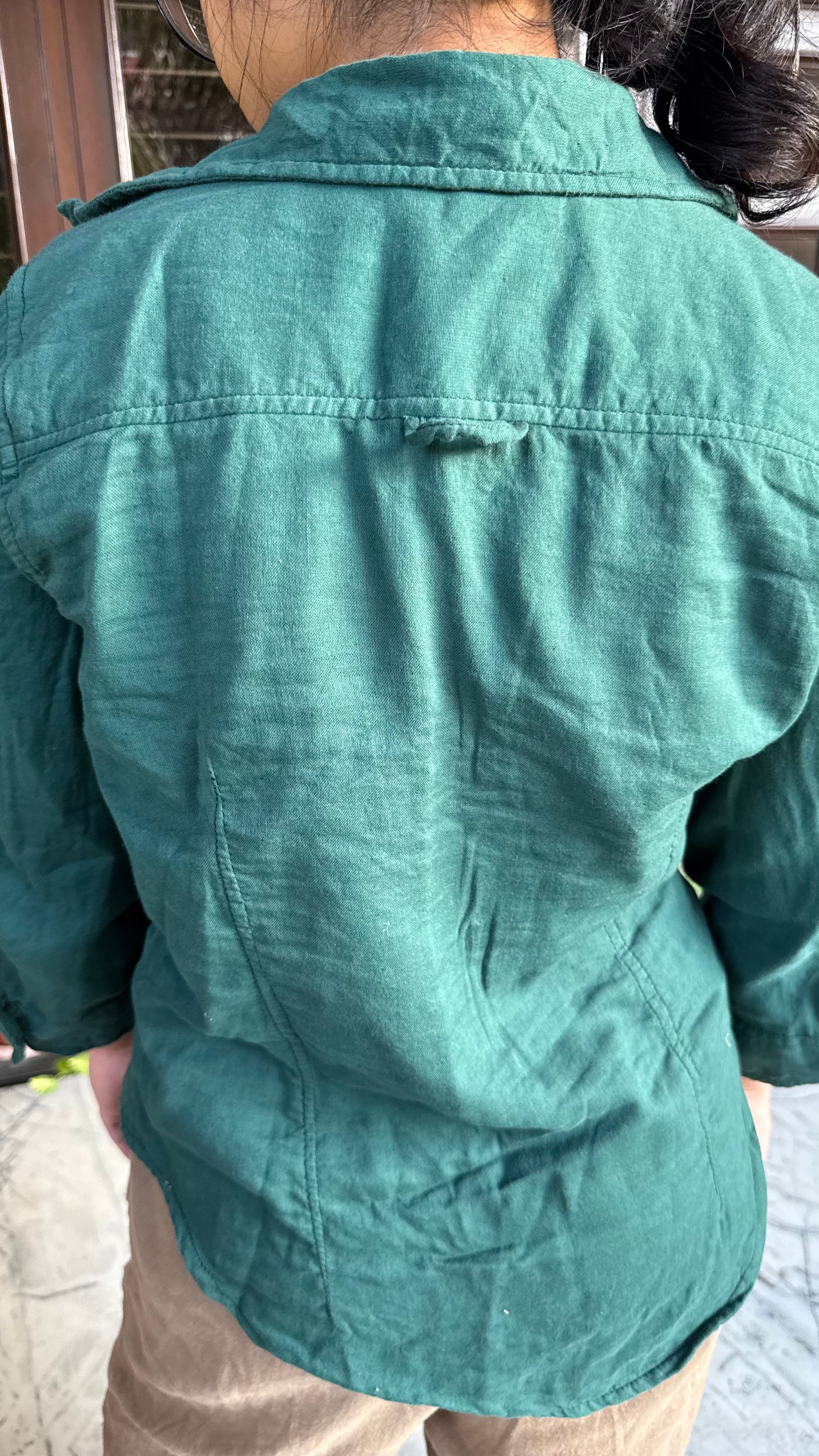 Emerald Green Komorebi Shacket