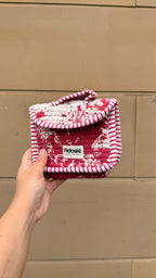 Upcycled Lil'Charm Bag with coin purse