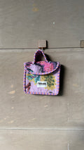 Upcycled Lil'Charm Bag with coin purse