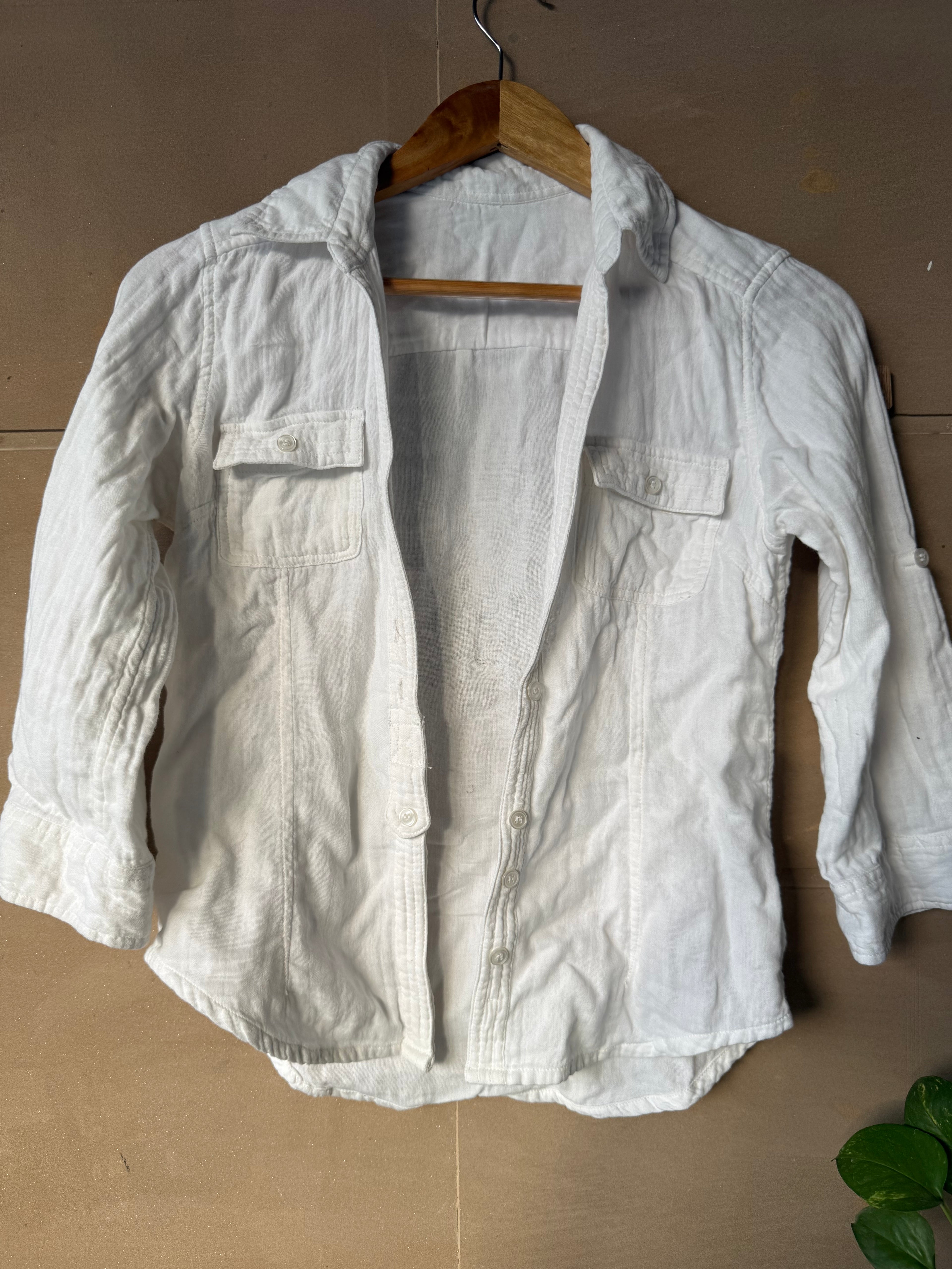 Ivory Komorebi Shacket