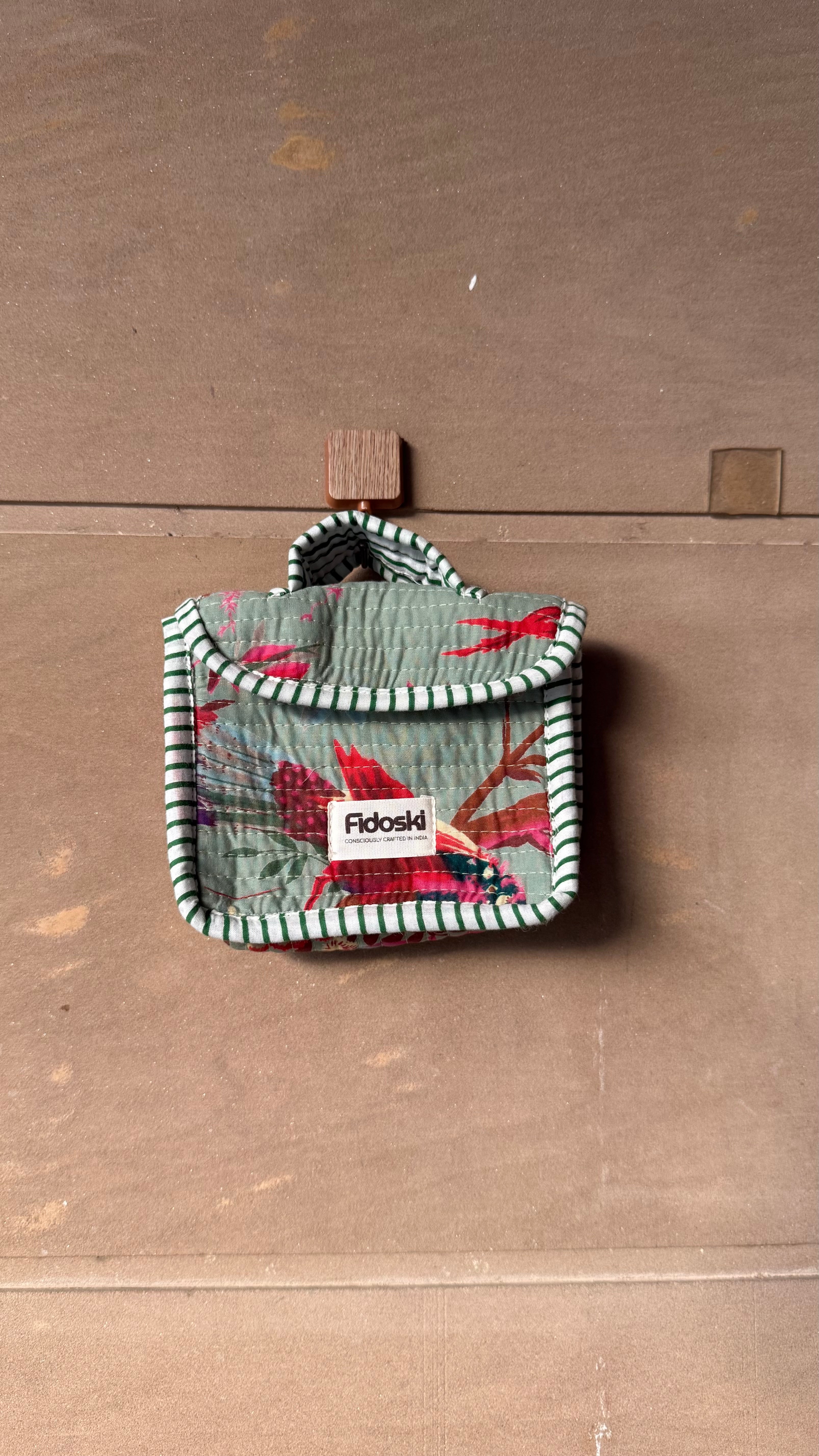 Upcycled Lil'Charm Bag with coin purse