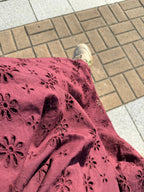 Deep Wine Gulnaar Midi Dress