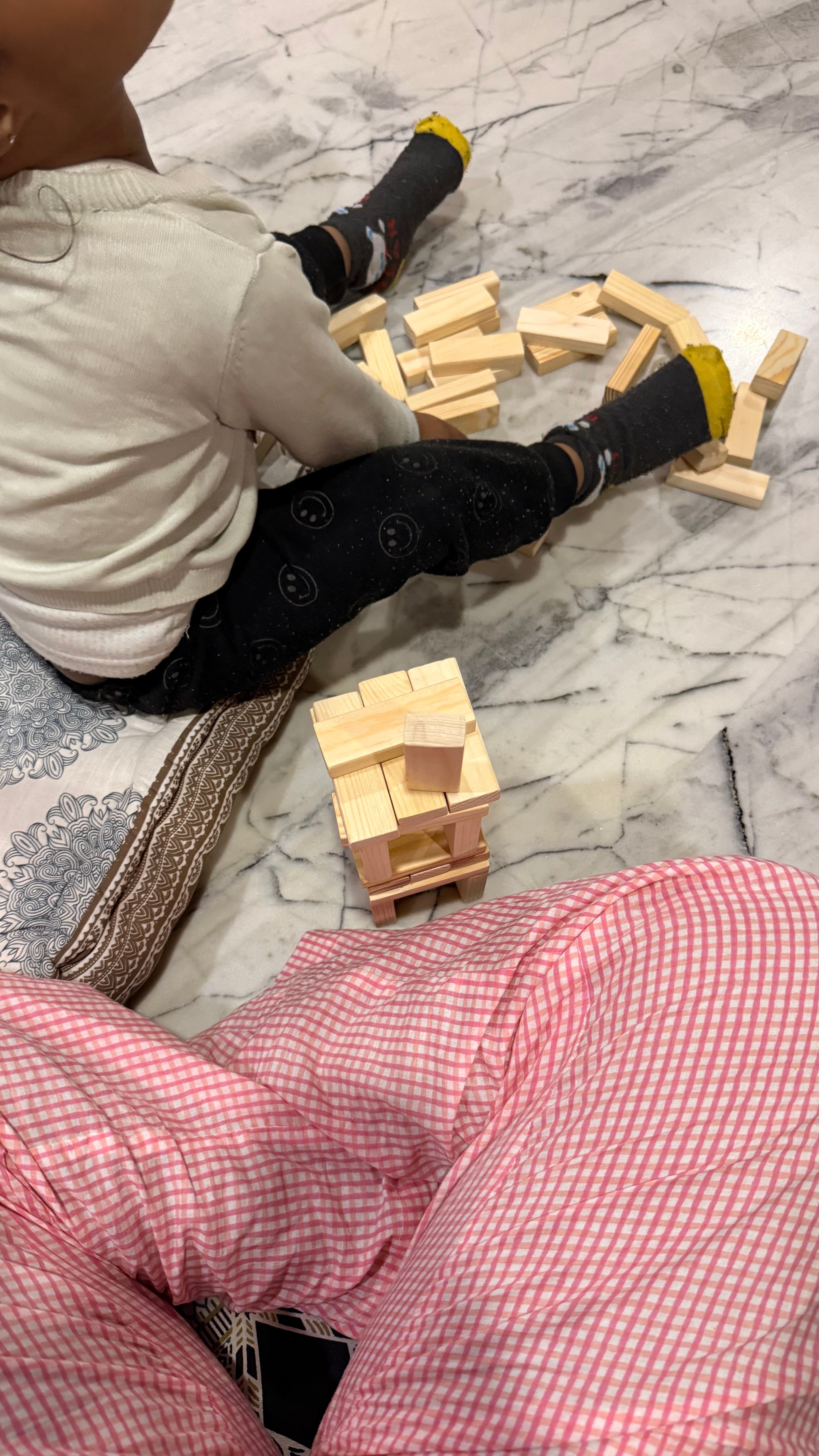 Mini Checkmate Relaxed Pants