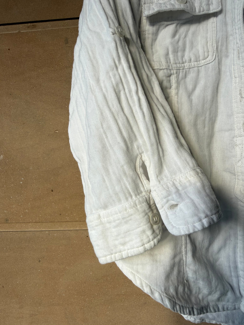 Ivory Komorebi Shacket