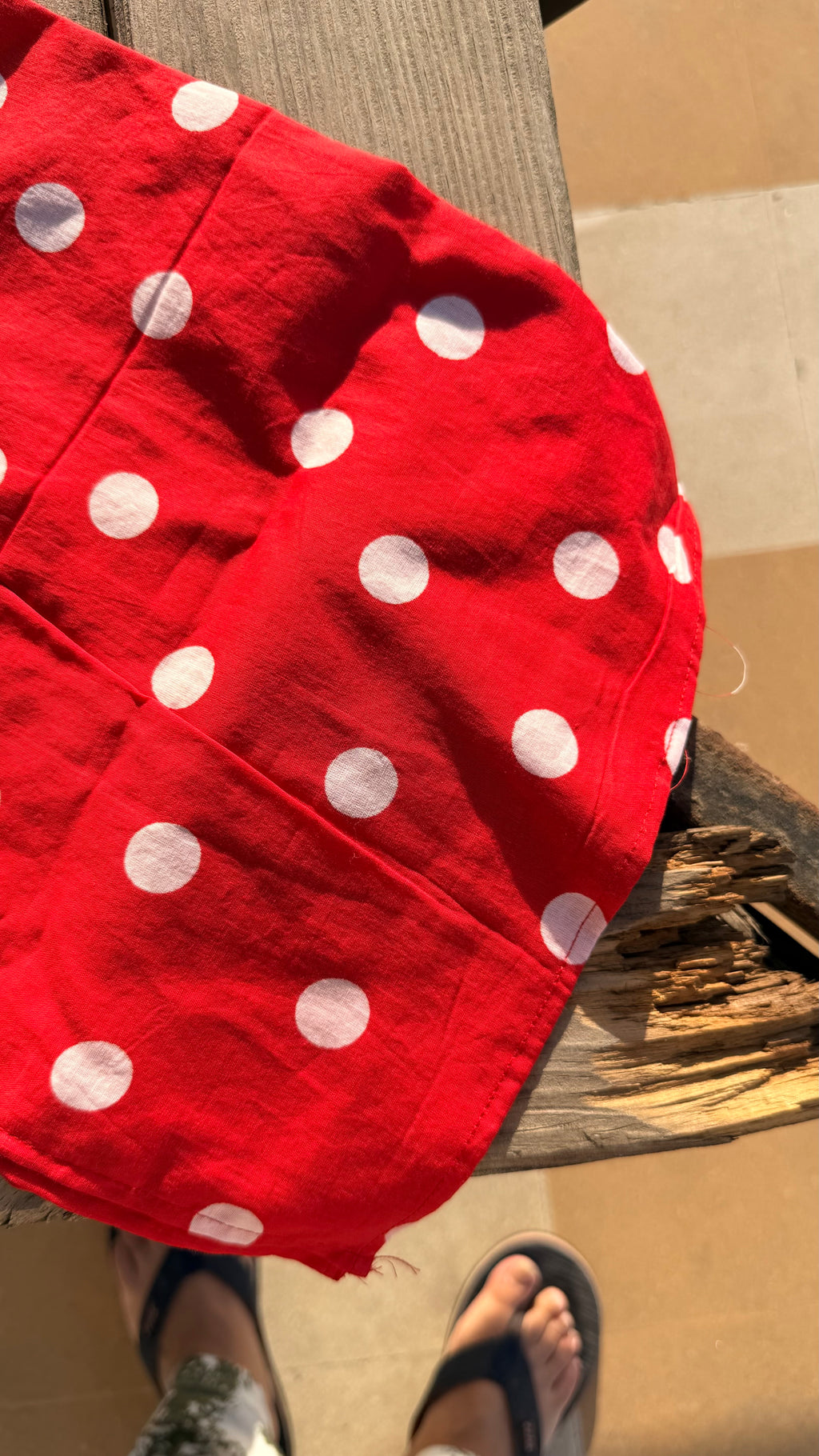 Polka Square Bandana
