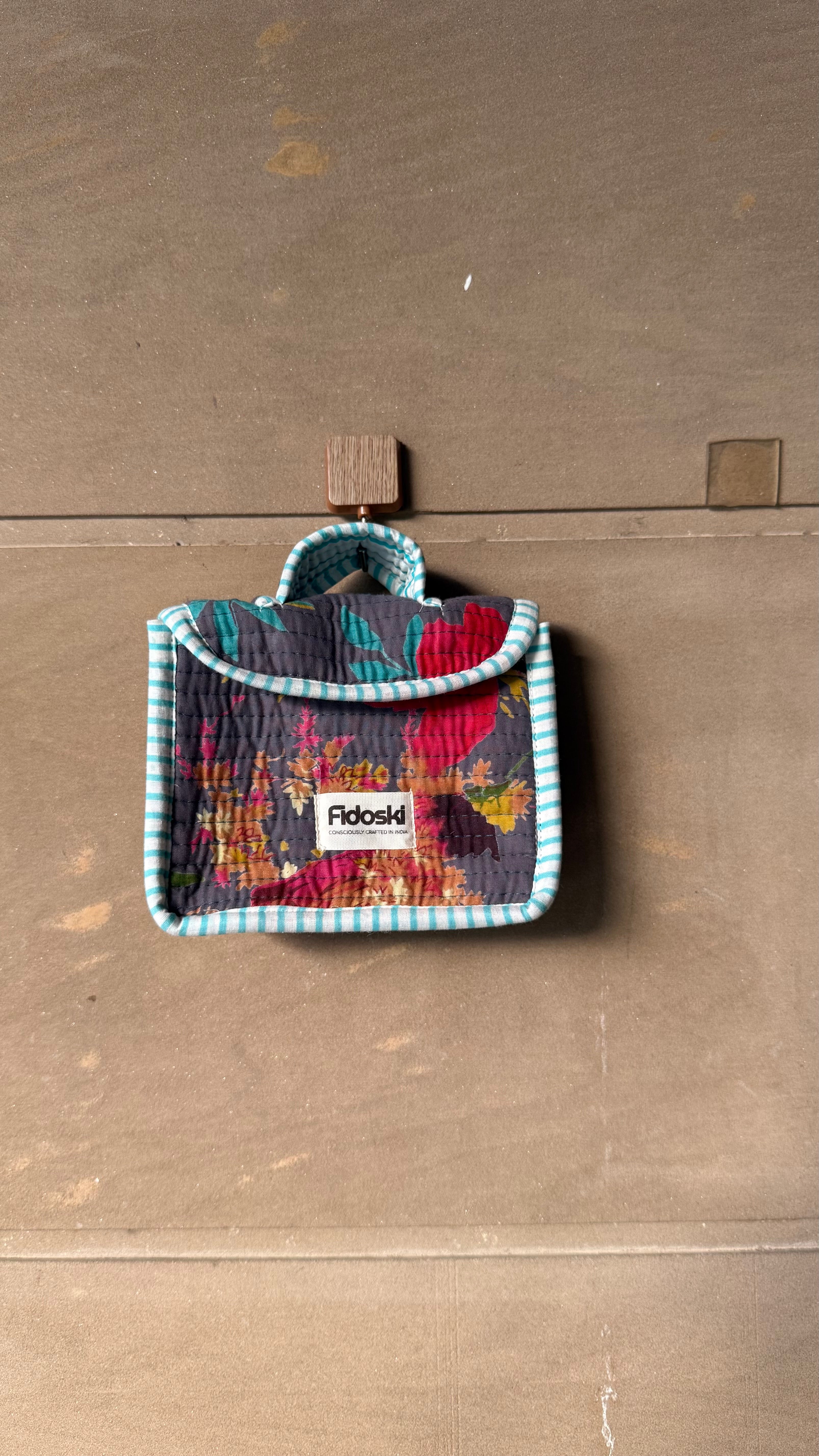 Upcycled Lil'Charm Bag with coin purse