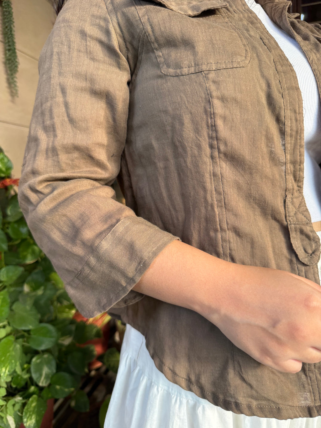 Walnut Brown Komorebi Shacket