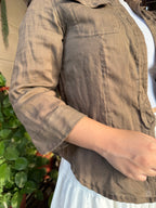 Walnut Brown Komorebi Shacket