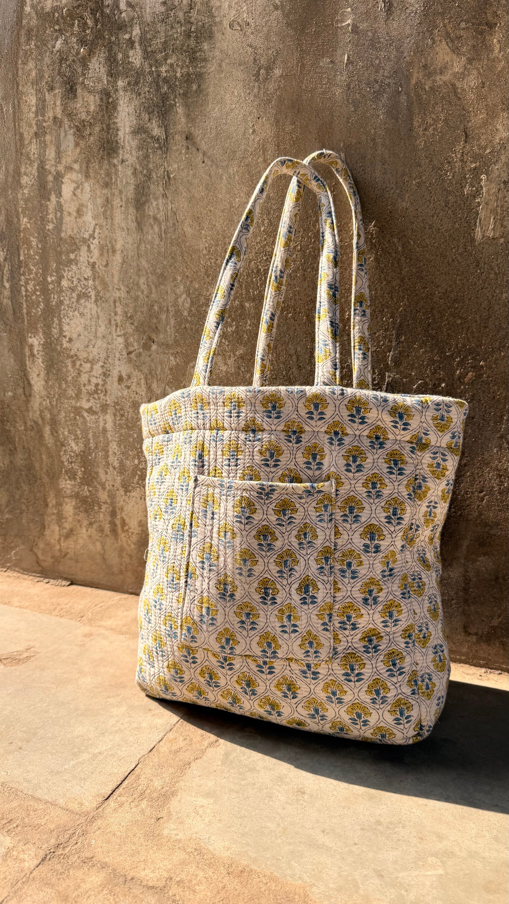 Rang-e-jaipur II Blockprint Tote
