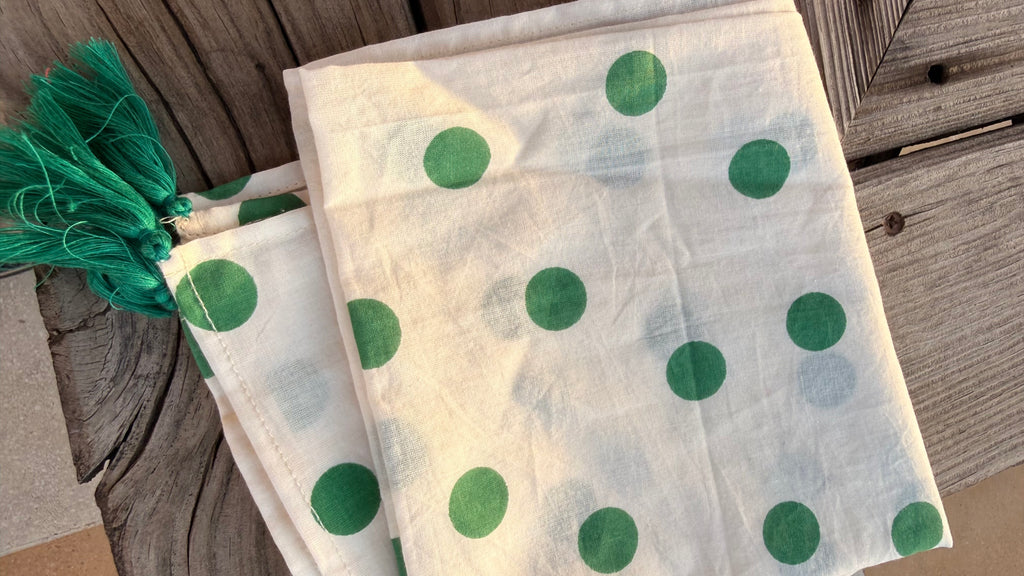 Polka Square Bandana